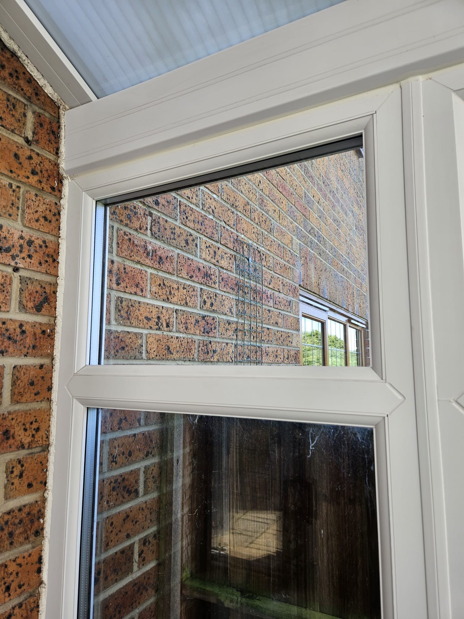 A brand new gleaming window